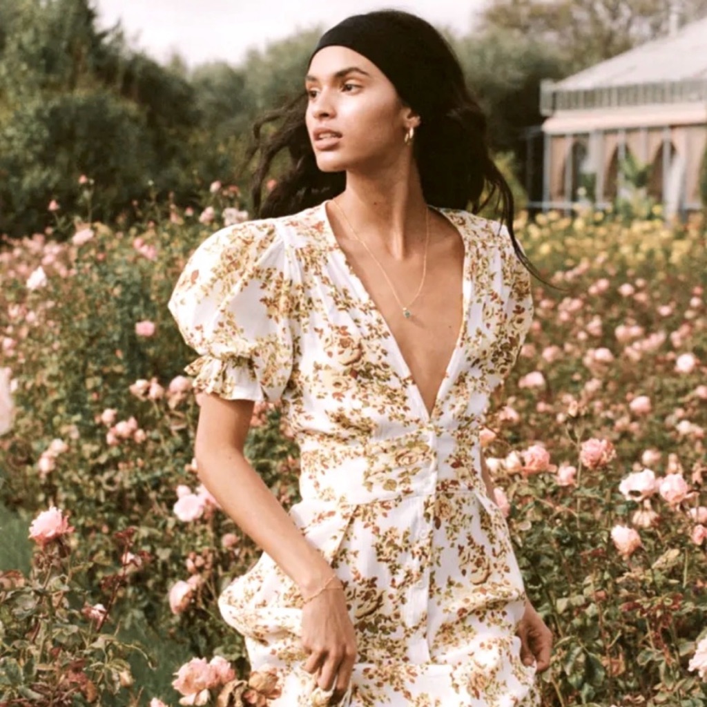 Faithfull The Brand Rafa Midi Dress